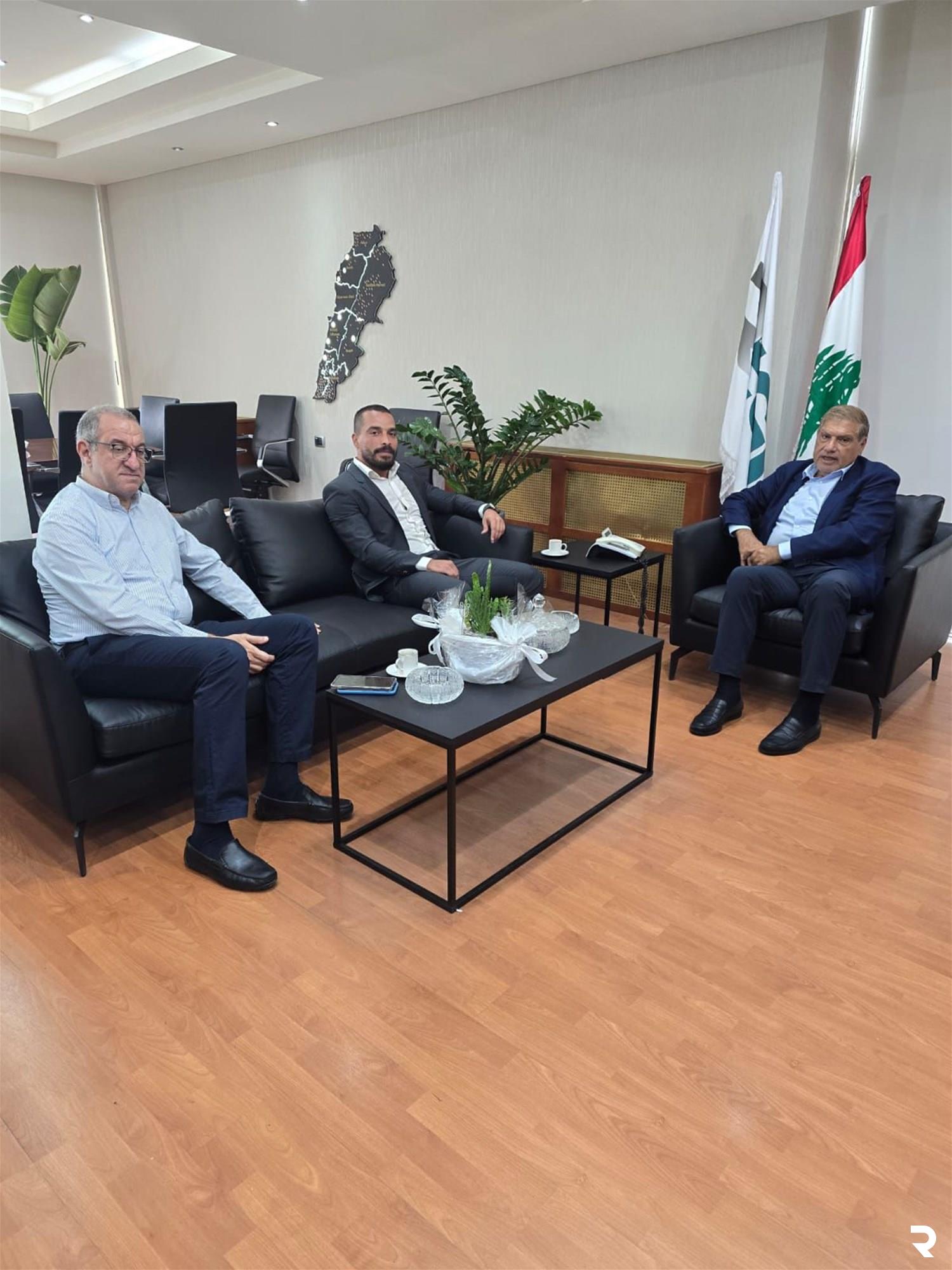 سقلاوي استقبل المدير الجديد لمنطقة الشرق الأوسط في شركة "إمبريال توباكو"