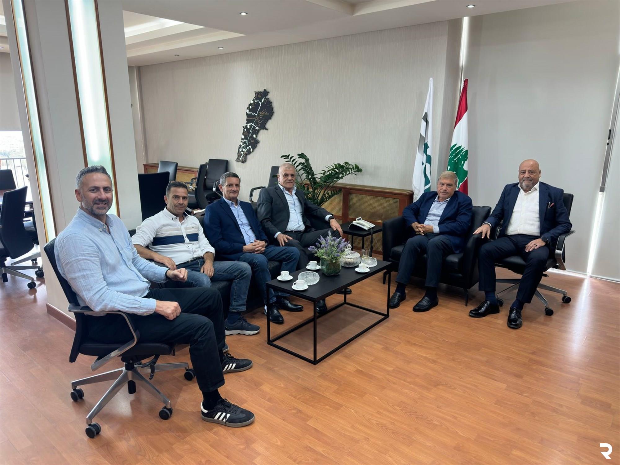 سقلاوي استقبل وفداً من بلدية عين إبل