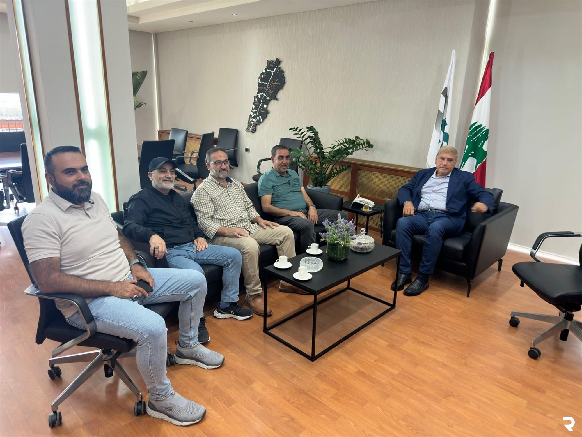 سقلاوي استقبل وفدين من بلديتَي خربة سلم ودير قانون النهر