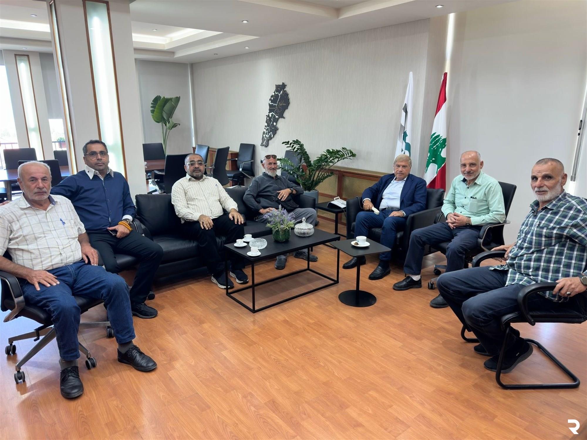 سقلاوي استقبل وفدين من بلديتَي بليدا وبرج رحال