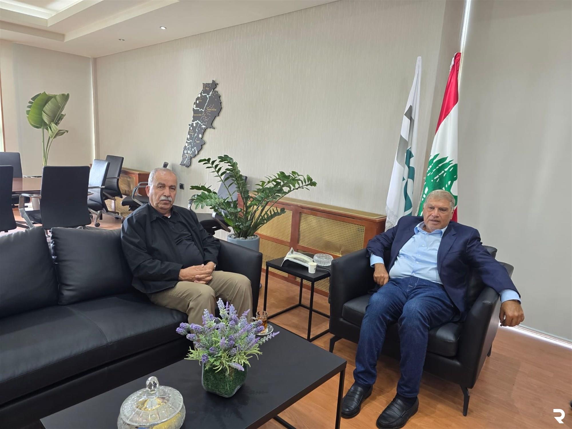 سقلاوي استقبل رئيس نقابة مزارعي التبغ والتنباك