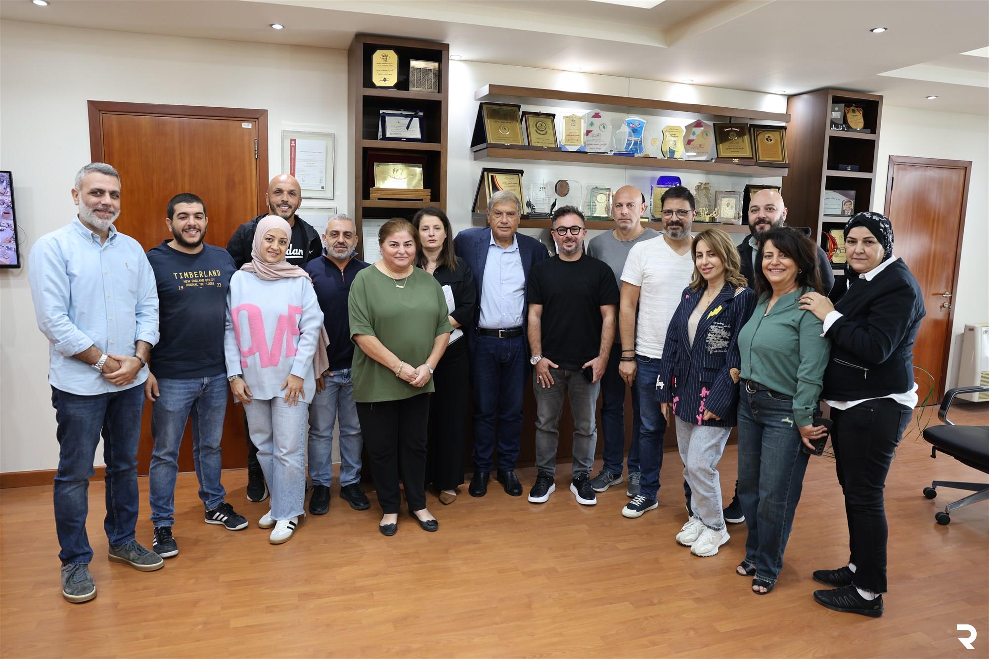 لفتة تكريمية من الرئيس المدير العام م. ناصيف سقلاوي للعاملين في مصلحة المشتريات تقديراً لجهودهم