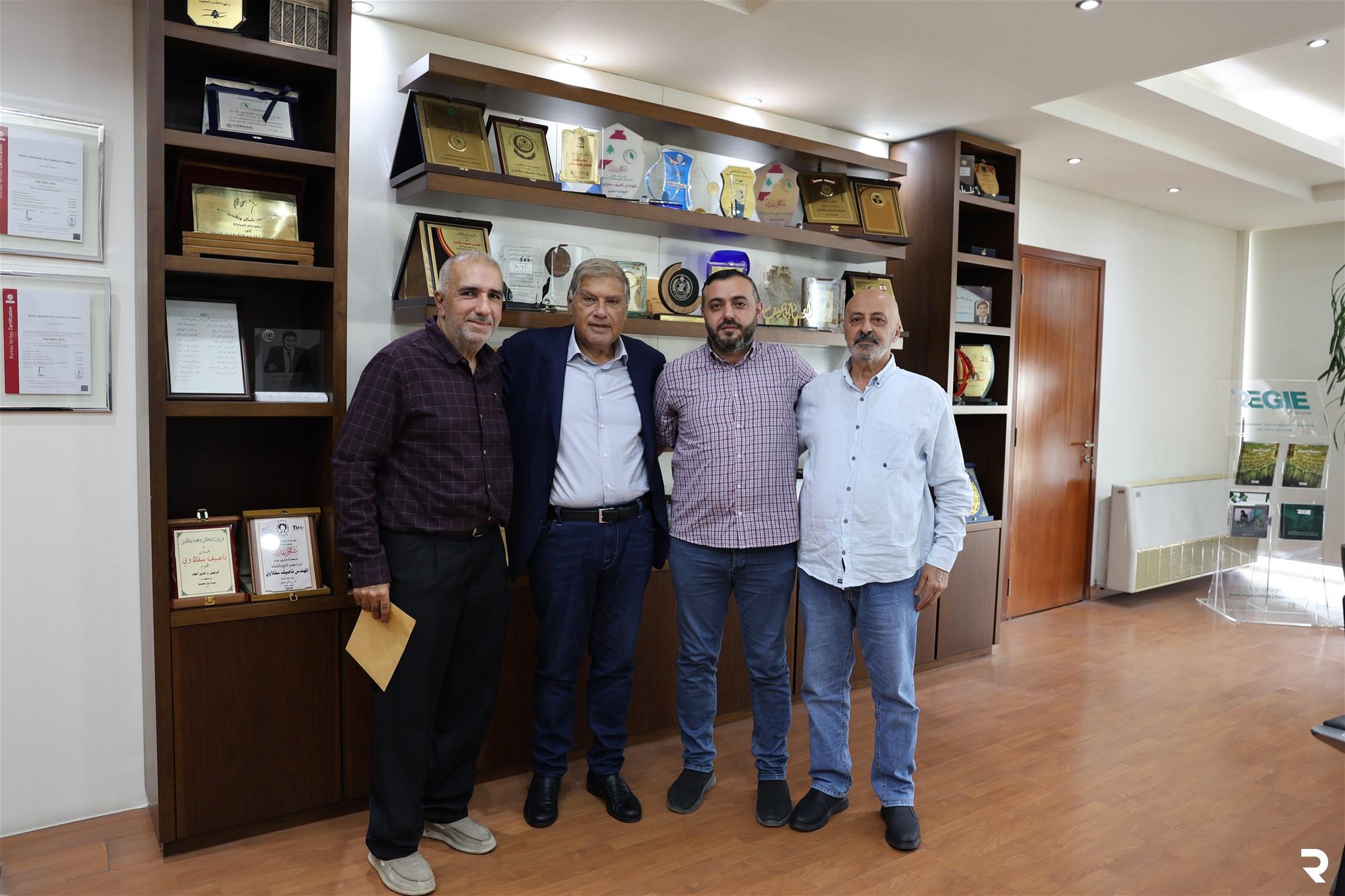 سقلاوي استقبل وفدين من بلديتي الجبين وشيحين 