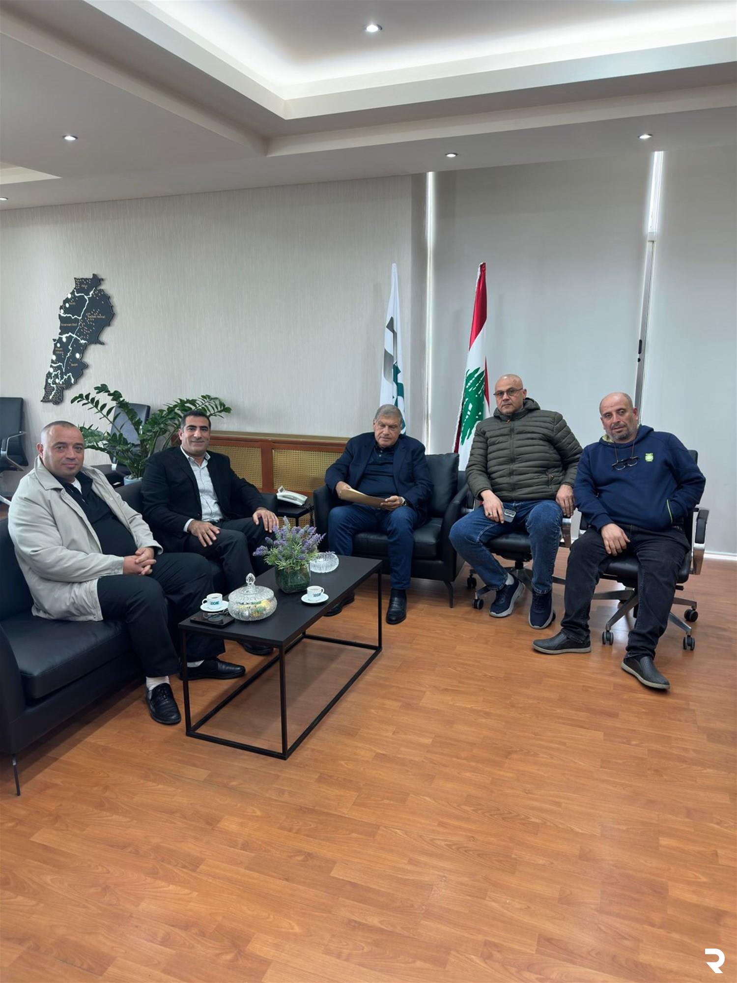 Seklaoui meets with delegation from Jibchit municipality 