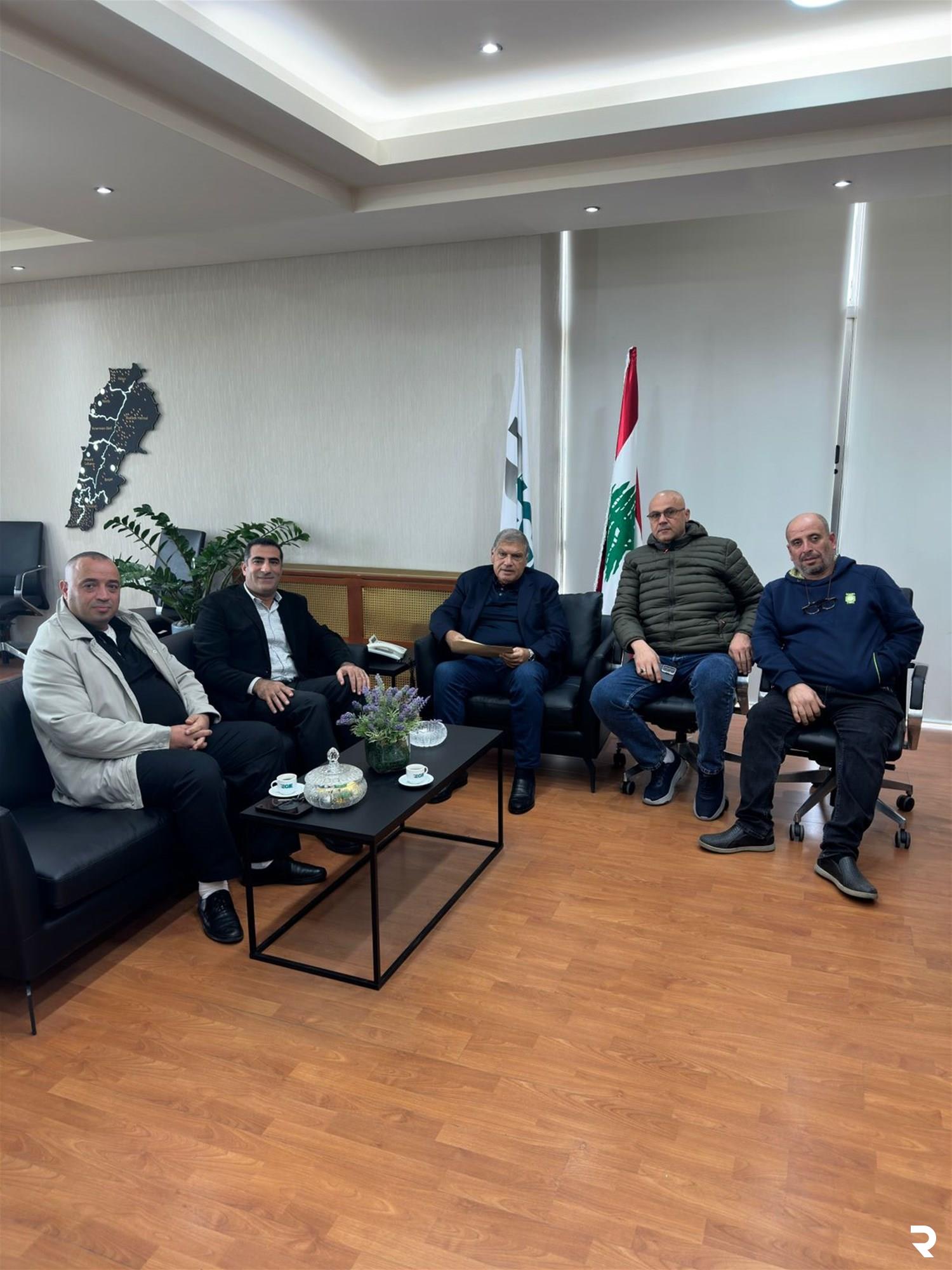 سقلاوي استقبل وفدا من بلدية جبشيت