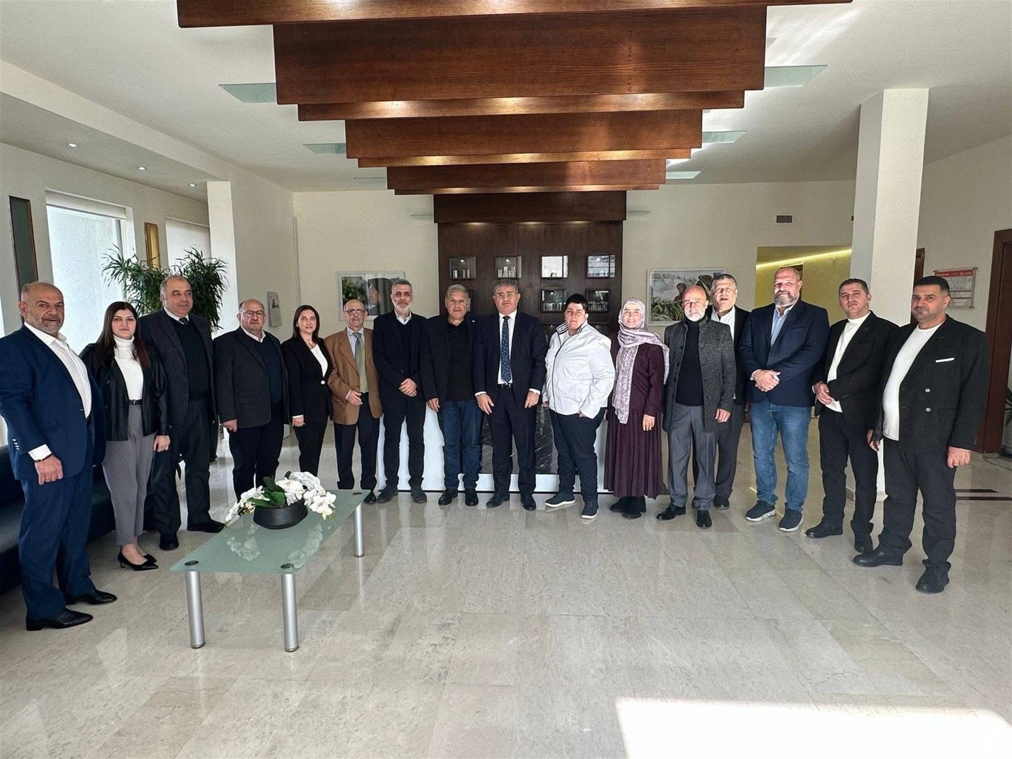 الرئيس المدير العام م. ناصيف سقلاوي إستقبل الهيئة الإدارية الجديدة لصندوق التعاضد