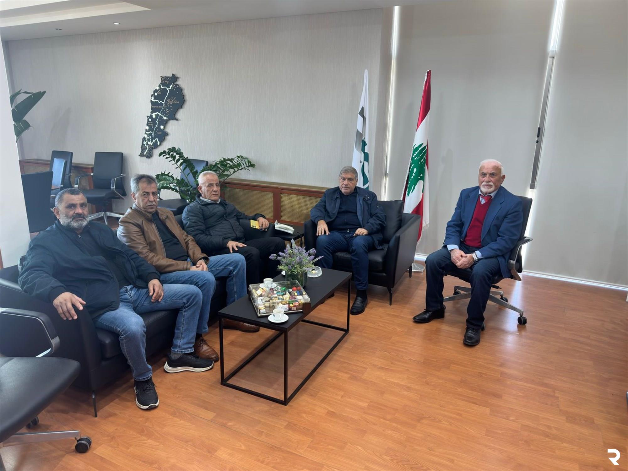 سقلاوي يستقبل رئيس بلدية مروحين