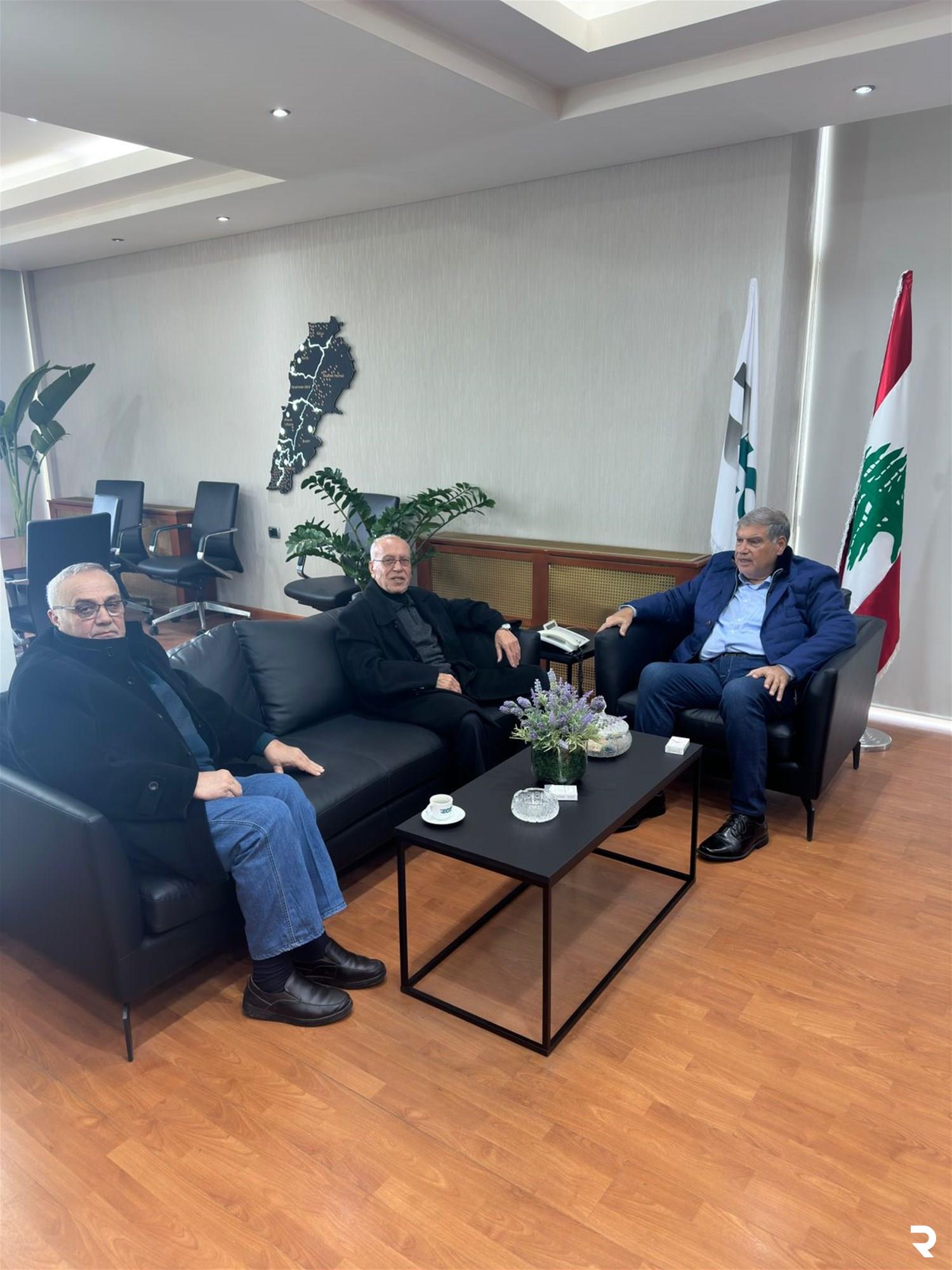 Seklaoui meets with delegation from Sir al-Gharbiyeh