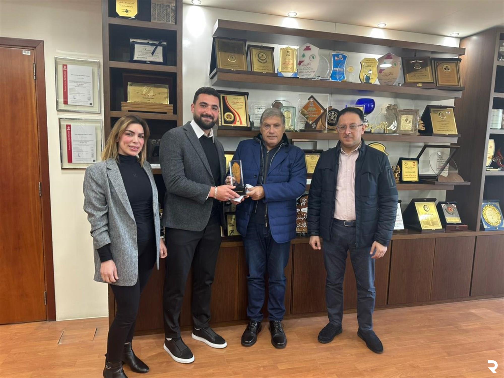 Seklaoui honors “Outstanding Employee” Kassem Kobeissi 