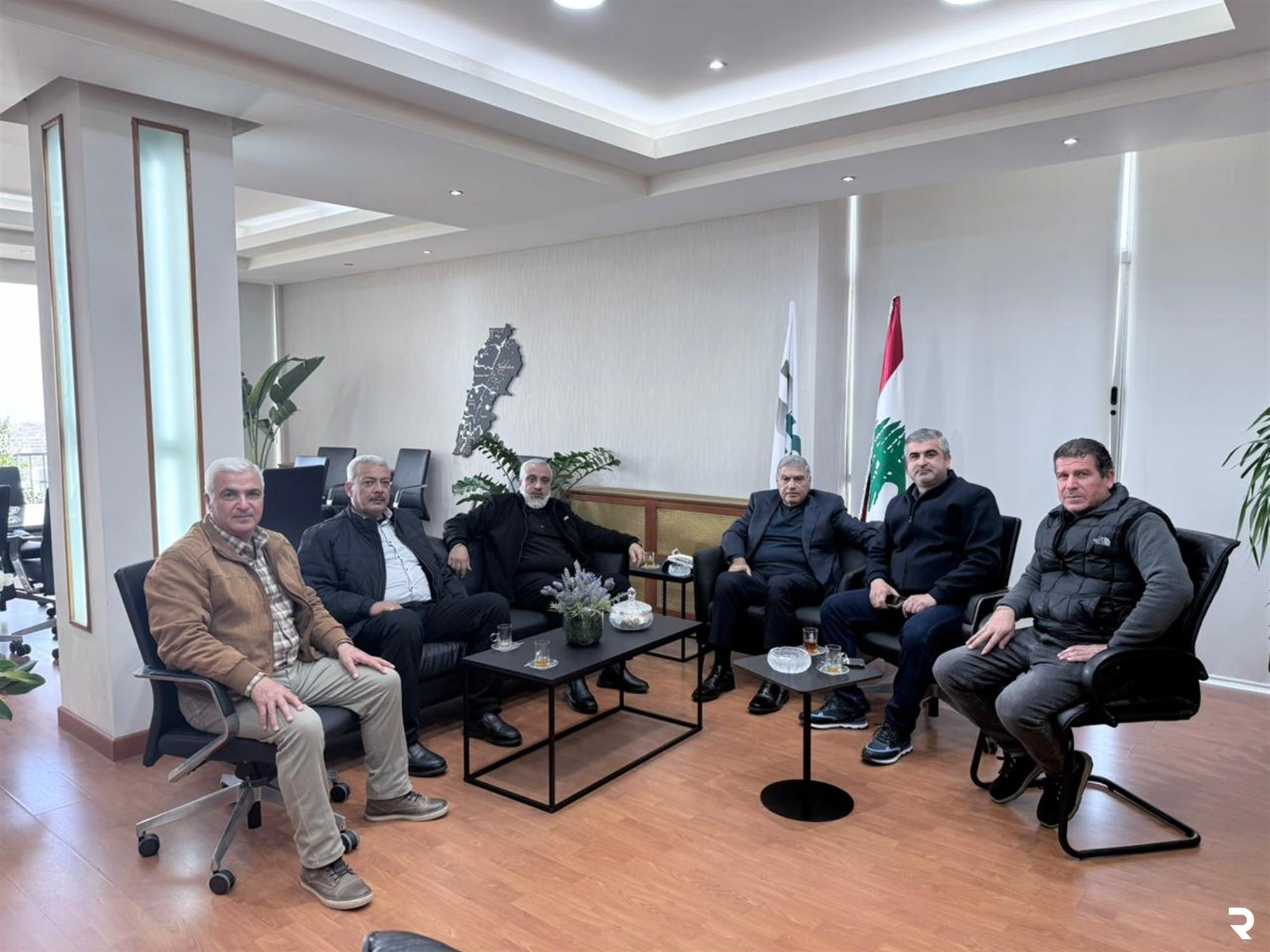 سقلاوي استقبل وفداً من بلدية السماقية