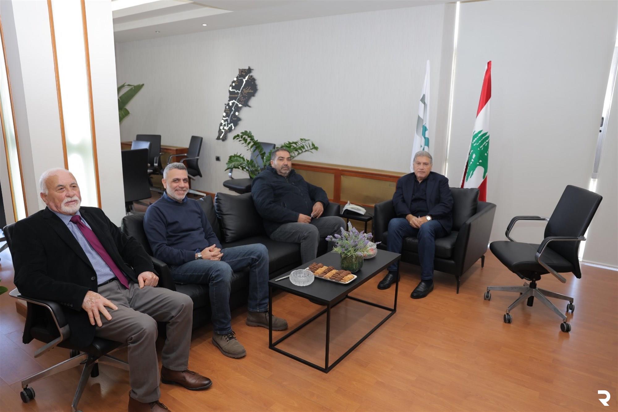  سقلاوي يستقبل نائب رئيس بلدية العبودية 