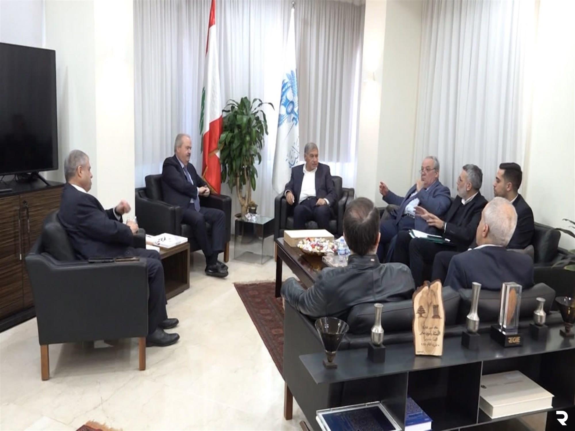 Jaber discusses license fees regulation and support for tobacco farmers with Regie