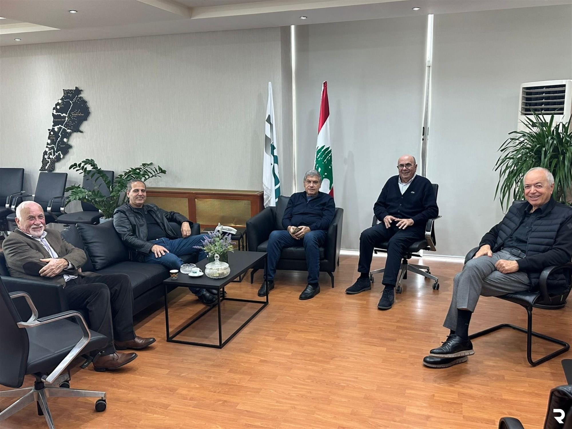  سقلاوي يستقبل رئيس بلدية قعقعية الجسر