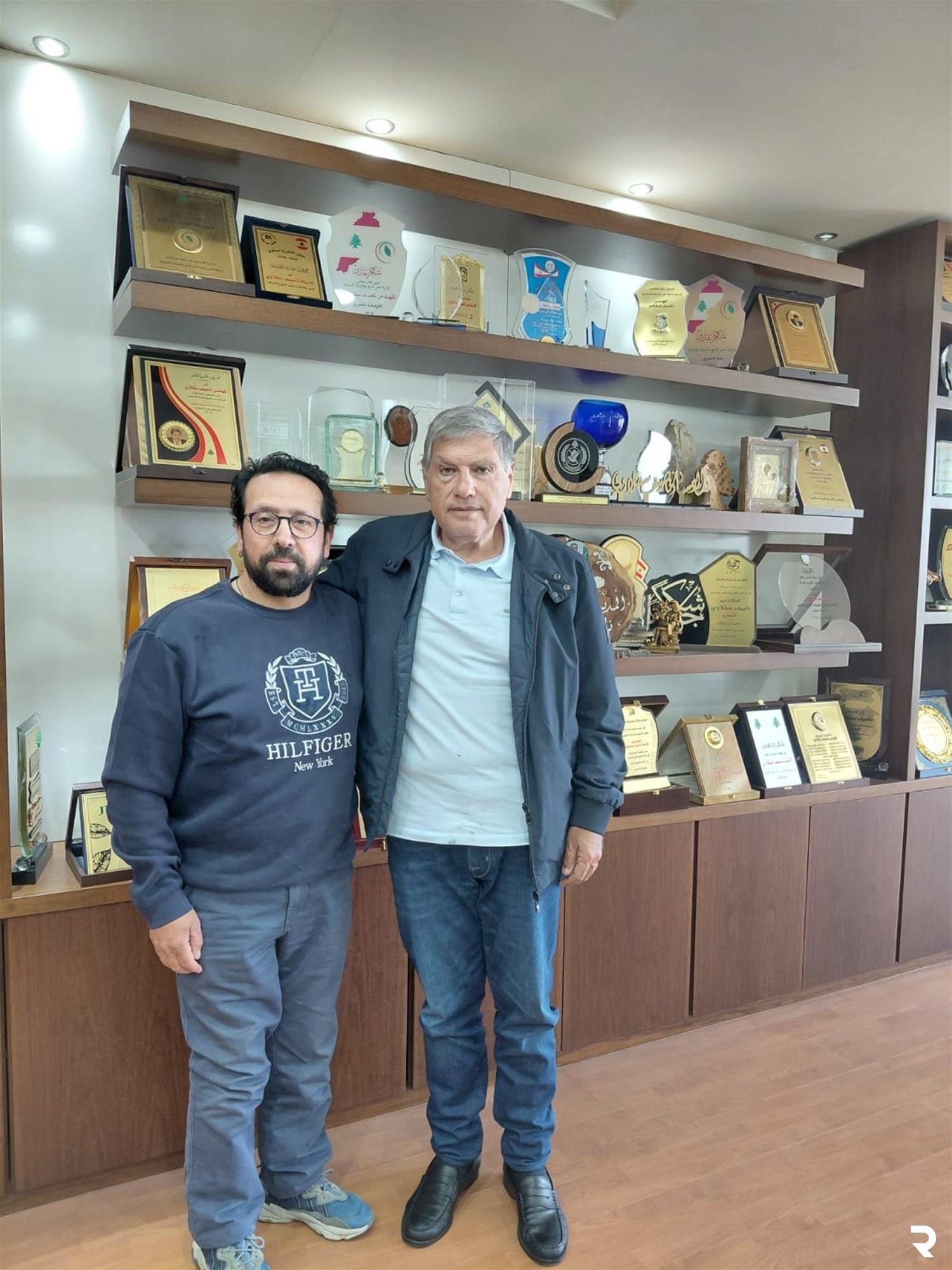 سقلاوي استقبل الخبير في صناعة السيجار الأب جاك الهاشم