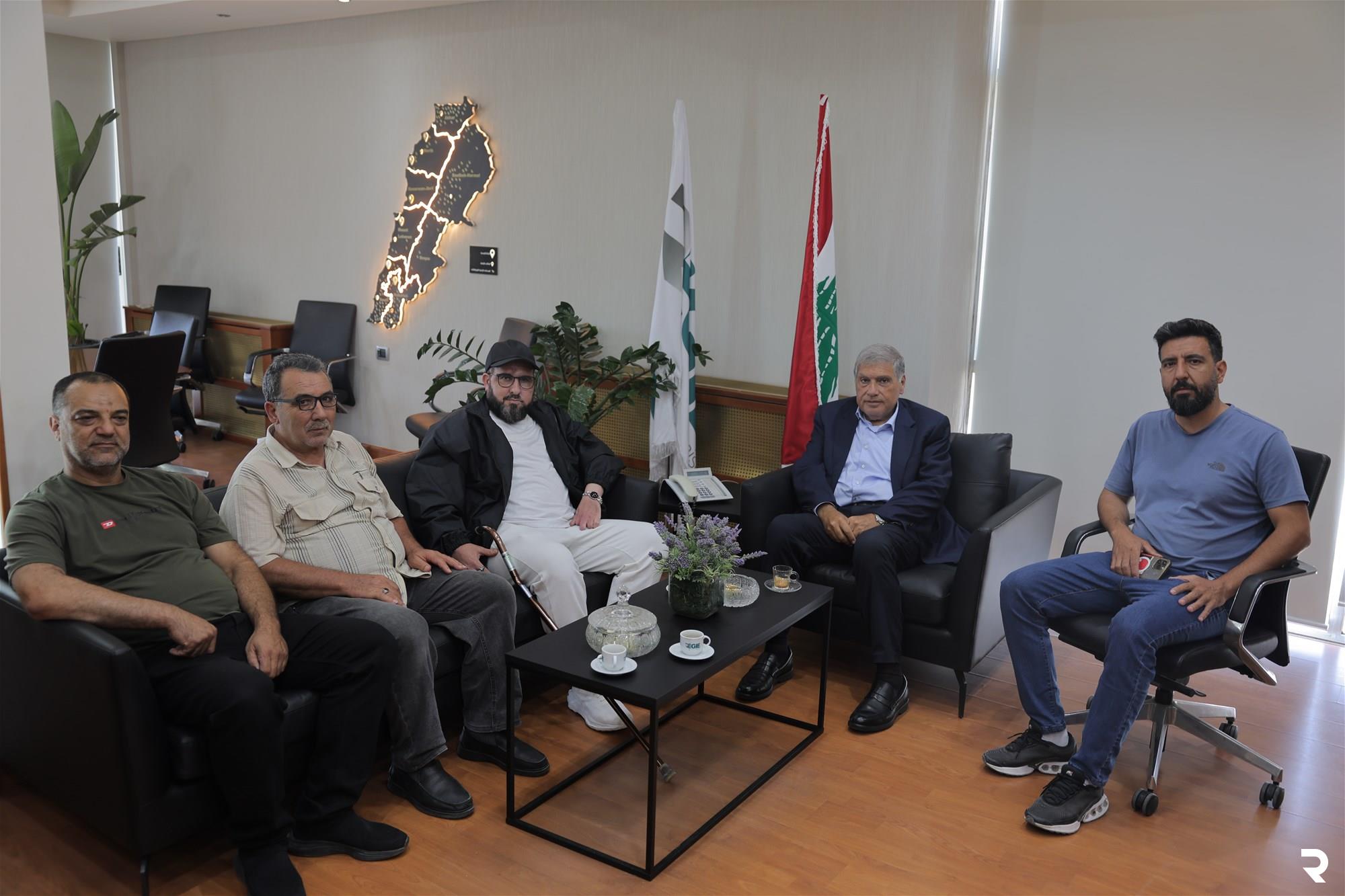 Seklaoui meets with delegation from Shehabieh municipality 