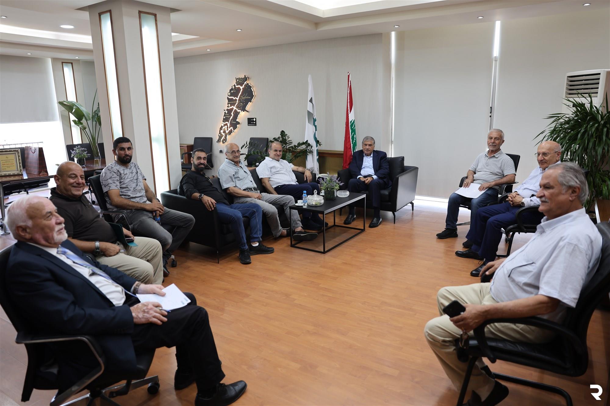  سقلاوي استقبل وفدًا من بلدة كفردونين