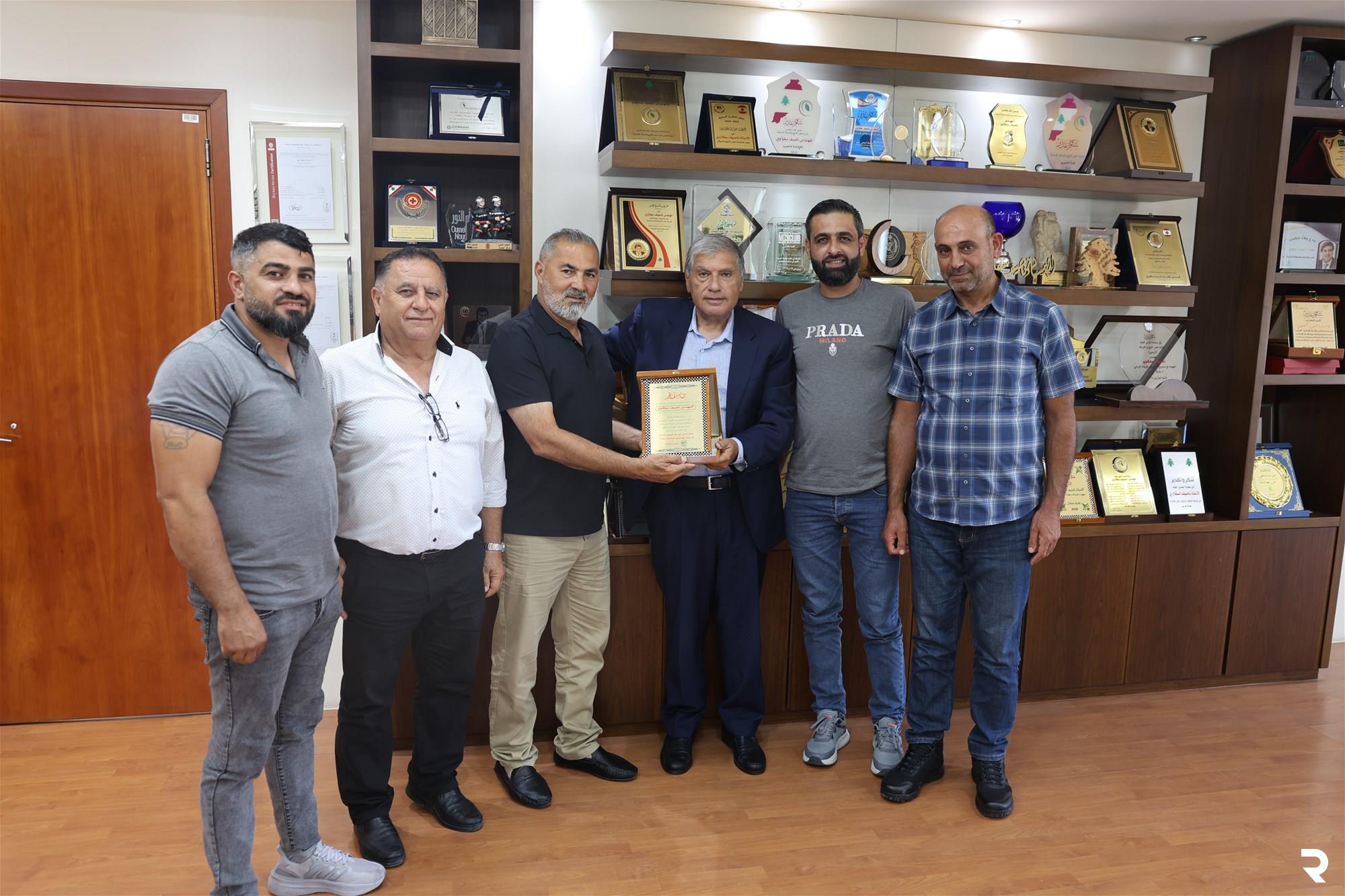 سقلاوي استقبل رئيس بلدية شوكين