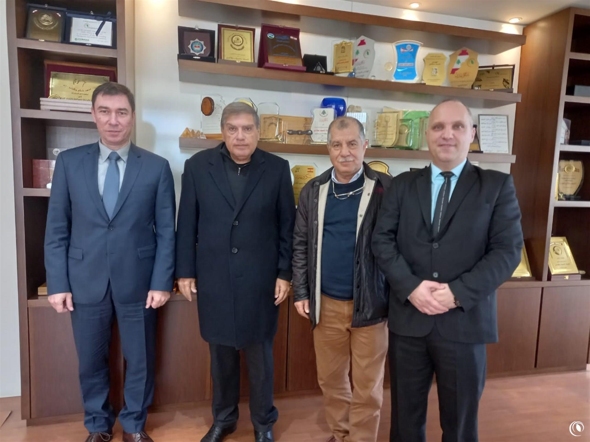 The commerce and economy Chargé d’affaires of the Bulgarian Embassy visiting the Regie