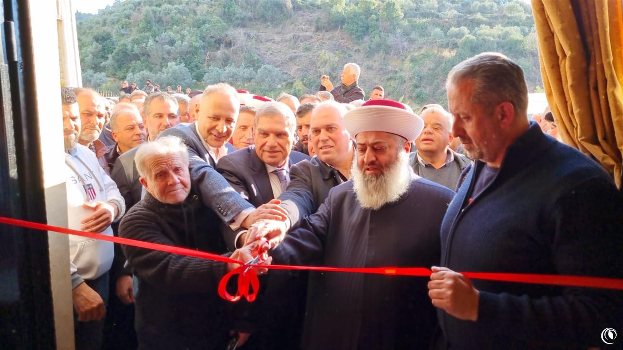 Seklaoui inaugurates a public hall in Al Hussaina, Akkar