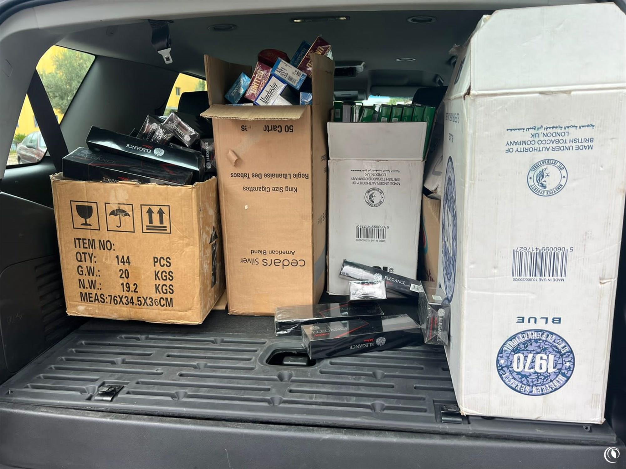 The Regie Seizes Smuggled and Counterfeit Tobacco Products in Chouf and Iqlim al-Kharrub