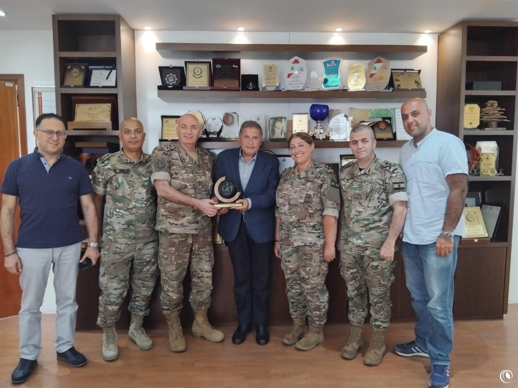 ​ A Delegation from the Lebanese Army Visits the Regie 