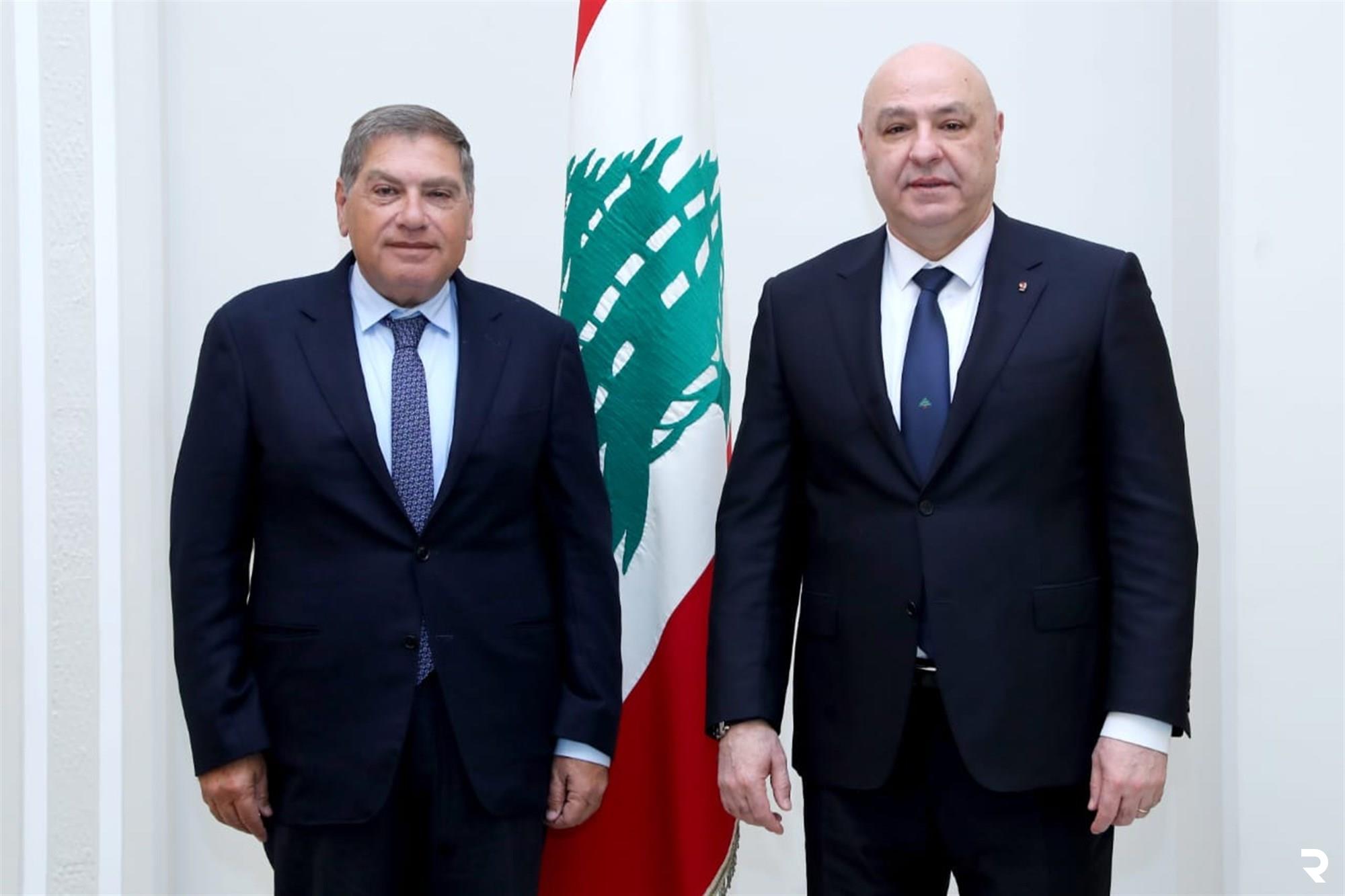 President Aoun meets with Seklawi 