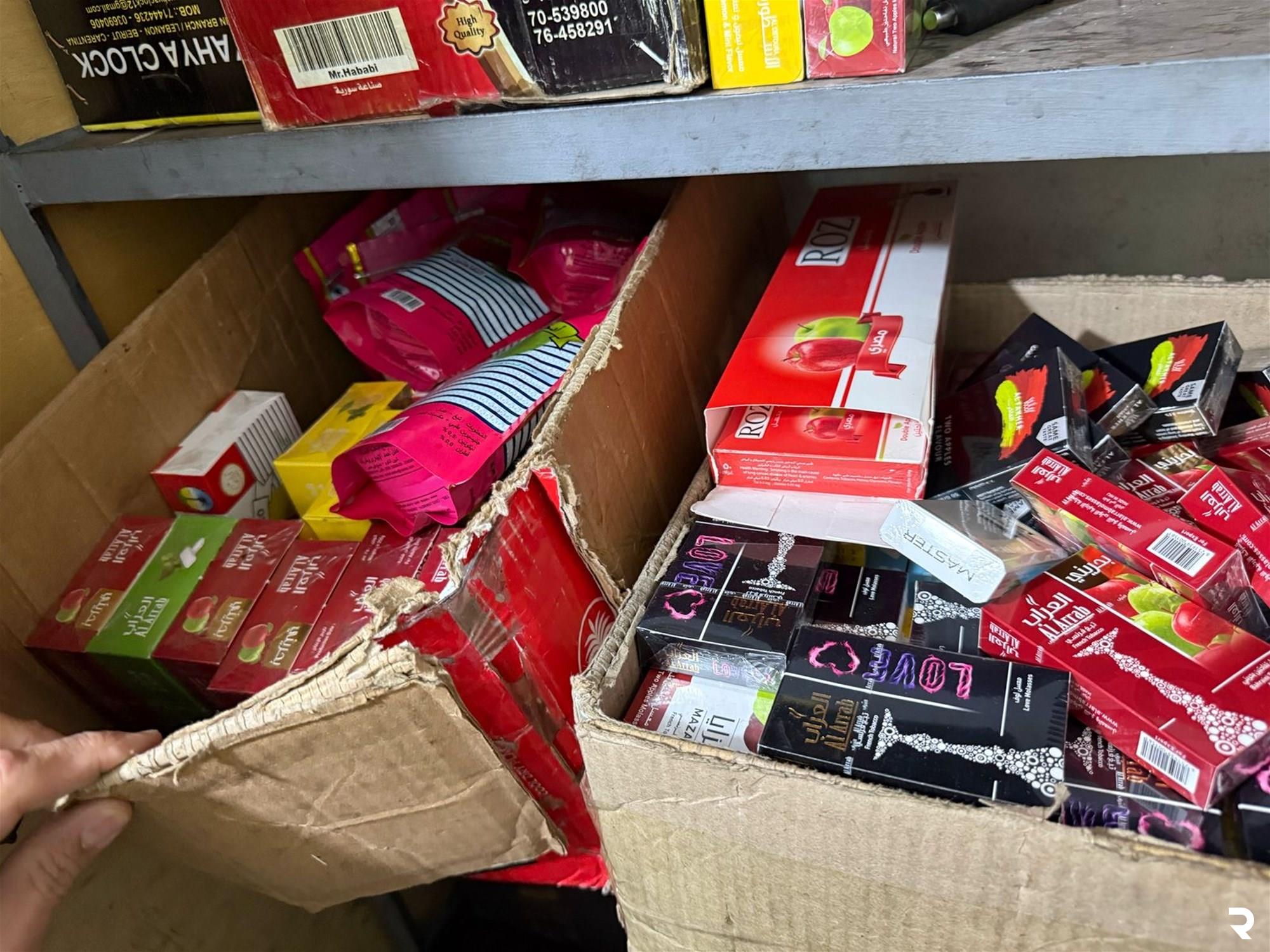 Regie seizes smuggled and counterfeit products in Zuqaq al-Blat and Northern Lebanon 