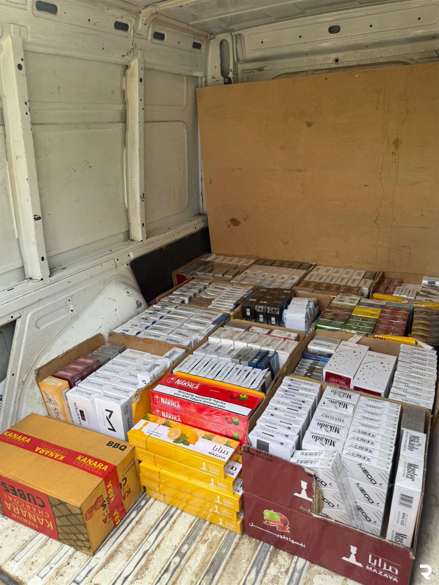 Regie seizes smuggled and counterfeit tobacco products in Hadat and Akkar 