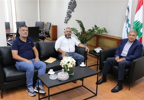 سقلاوي استقبل وفداً من بلدية البياض