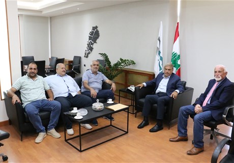 سقلاوي استقبل وفداً من بلدية  فرون.