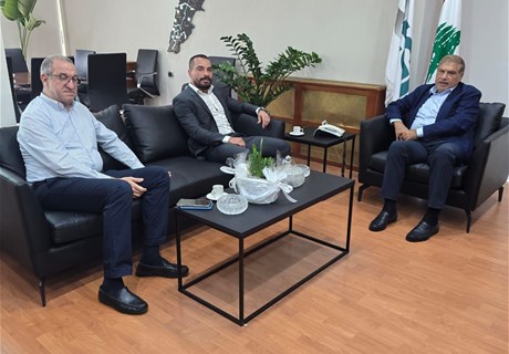 سقلاوي استقبل المدير الجديد لمنطقة الشرق الأوسط في شركة "إمبريال توباكو"