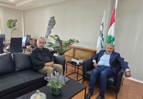 سقلاوي استقبل رئيس نقابة مزارعي التبغ والتنباك