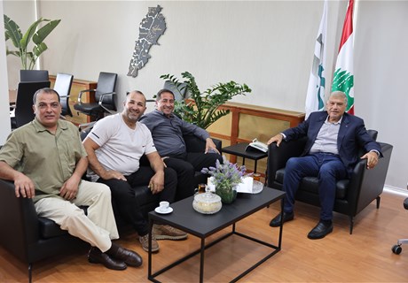 سقلاوي استقبل رئيسّي بلديتي يارون وجميجمة