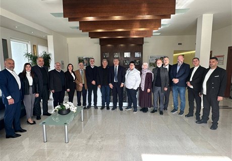 الرئيس المدير العام م. ناصيف سقلاوي إستقبل الهيئة الإدارية الجديدة لصندوق التعاضد