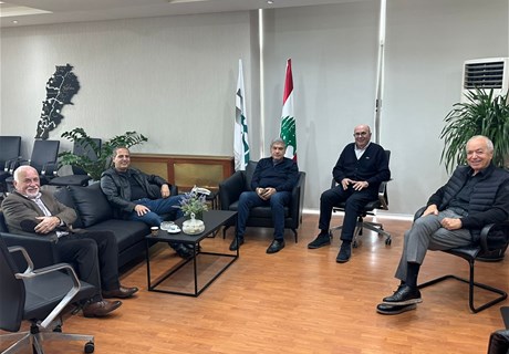  سقلاوي يستقبل رئيس بلدية قعقعية الجسر